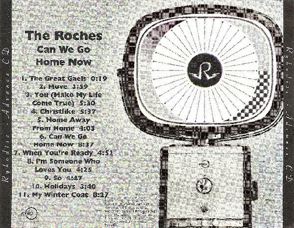 The Roches - Can We Go Home Now (CD) - Image 2