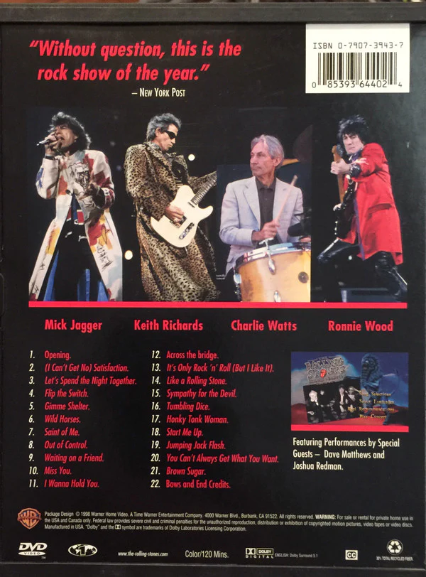 The Rolling Stones - Bridges To Babylon Tour '97 - 98 (DVD) - Image 2
