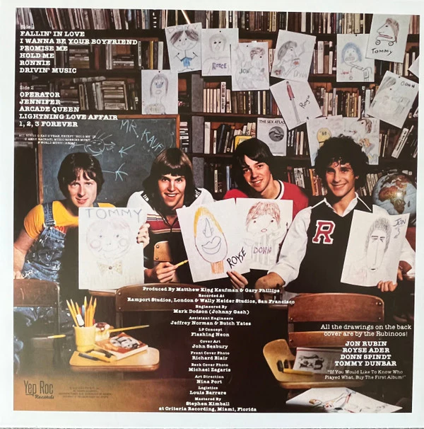 The Rubinoos - Back To The Drawing Board (Vinyl) - Image 2