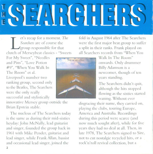 The Searchers - The Sire Sessions (Rockfield Recordings 1979-80) (CD) - Image 2