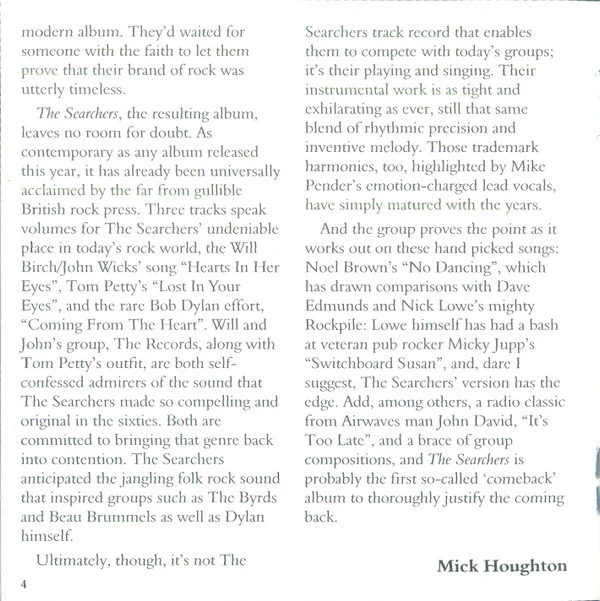 The Searchers - The Sire Sessions (Rockfield Recordings 1979-80) (CD) - Image 4