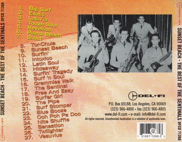 The Sentinals - Sunset Beach: The Best of The Sentinals (CD) - Image 2