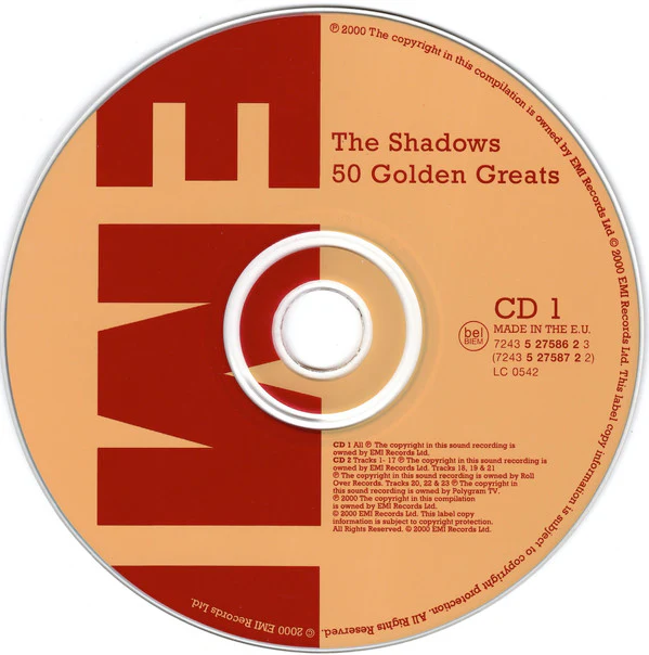 The Shadows - The Shadows 50 Golden Greats (CD) - Image 3