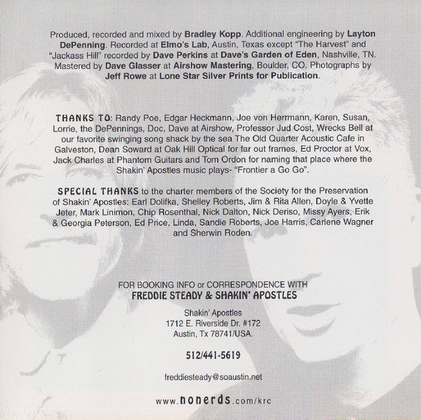 Shakin' Apostles Featuring Fred KRC - Frontier A Go Go (CD) - Image 5