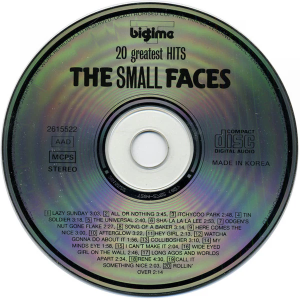 Small Faces - 20 Greatest Hits (CD) - Image 3