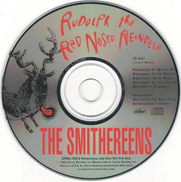 The Smithereens - Rudolph, The Red Nosed Reindeer (CD) - Image 3