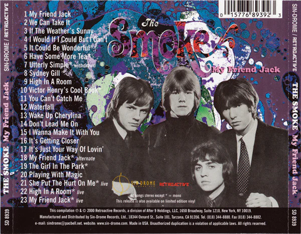 The Smoke - My Friend Jack (CD) - Image 3