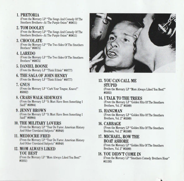 Smothers Brothers - Sibling Revelry: The Best Of The Smothers Brothers (CD) - Image 4