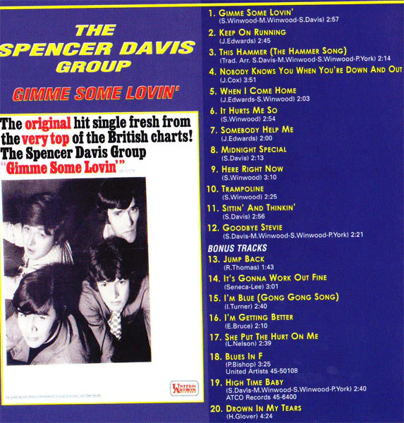The Spencer Davis Group - Gimme Some Lovin' (CD) - Image 4