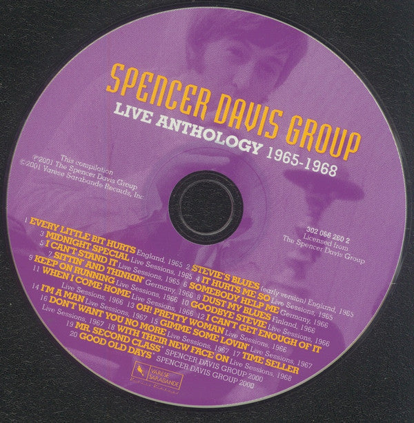 The Spencer Davis Group - Live Anthology 1965-1968 (CD) - Image 3