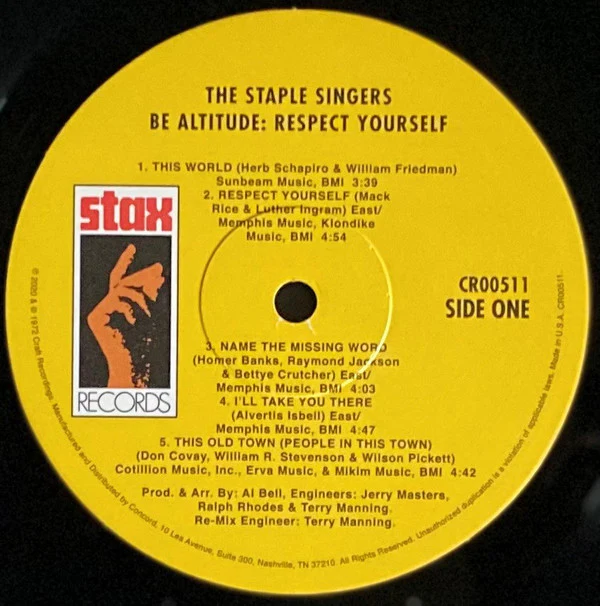 The Staple Singers - Be Altitude:  Respect Yourself (Vinyl) - Image 3