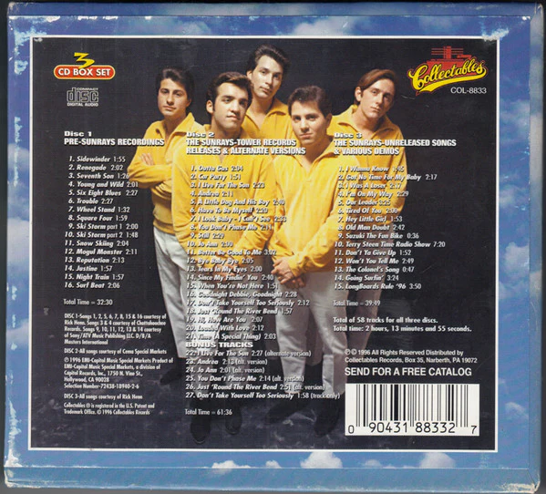 The Sunrays - For Collectors Only - Vintage Rays (CD) - Image 2