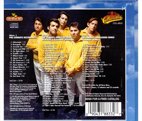 The Sunrays - For Collectors Only - Vintage Rays (CD) - Image 5