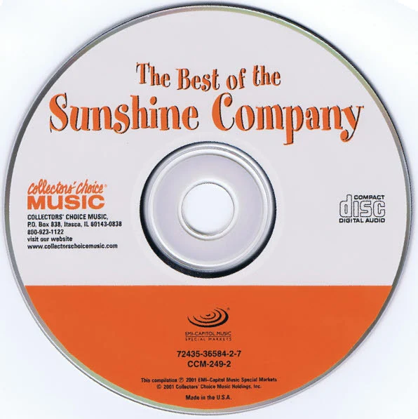 The Sunshine Company - The Best Of The Sunshine Company (CD) - Image 5