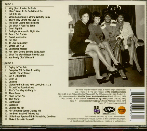 The Sweet Inspirations - The Complete Atlantic Singles Plus (CD) - Image 2