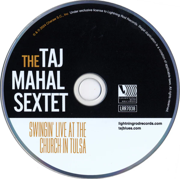 The Taj Mahal Sextet* - Swingin' Live At The Church In Tulsa (CD) - Image 4