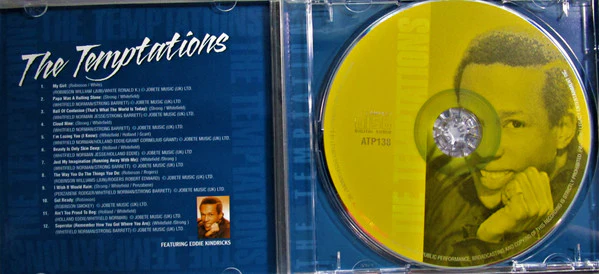 The Temptations - The Temptations Featuring Eddie Kendricks (CD) - Image 3
