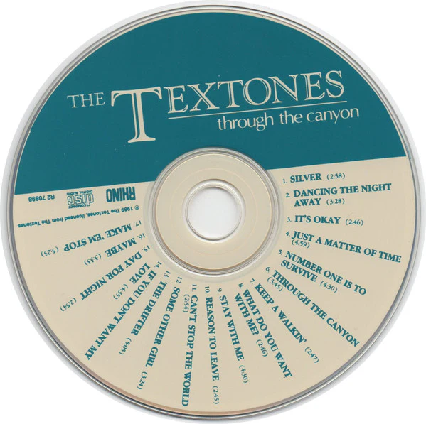The Textones - Through The Canyon (CD) - Image 3