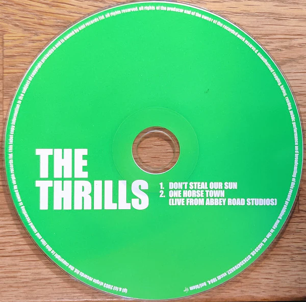 The Thrills - Don't Steal Our Sun (CD) - Image 3