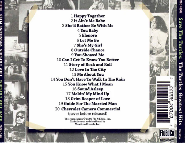 The Turtles - Save The Turtles: The Turtles Greatest Hits (CD) - Image 2