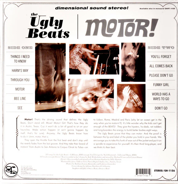 The Ugly Beats - Motor! (Vinyl) - Image 2