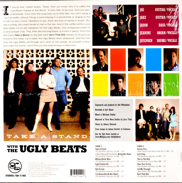 The Ugly Beats - Take A Stand With The Ugly Beats (Vinyl) - Image 2
