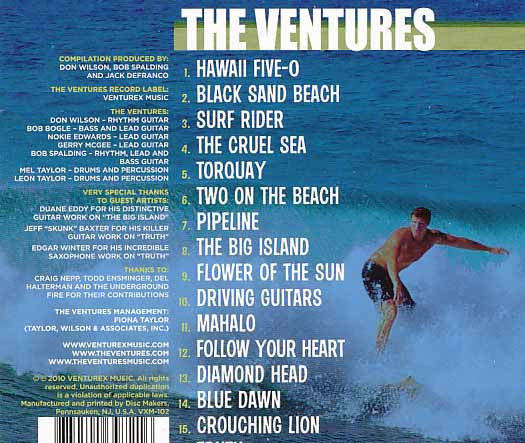 The Ventures - Hawaii Five-O (CD) - Image 2