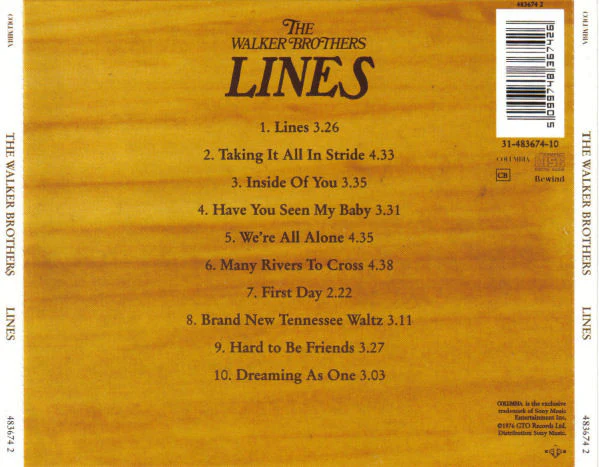 The Walker Brothers - Lines (CD) - Image 3