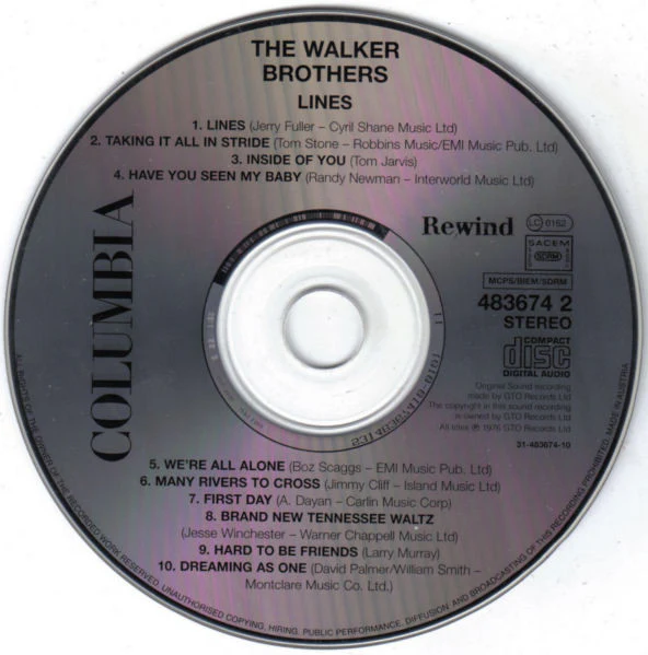 The Walker Brothers - Lines (CD) - Image 5