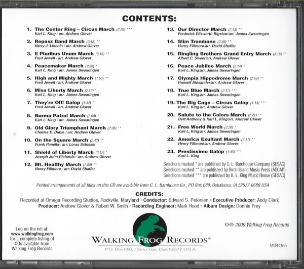 The Washington Winds, Edward Petersen  - Golden Age Of The March Volume 4 (CD) - Image 2