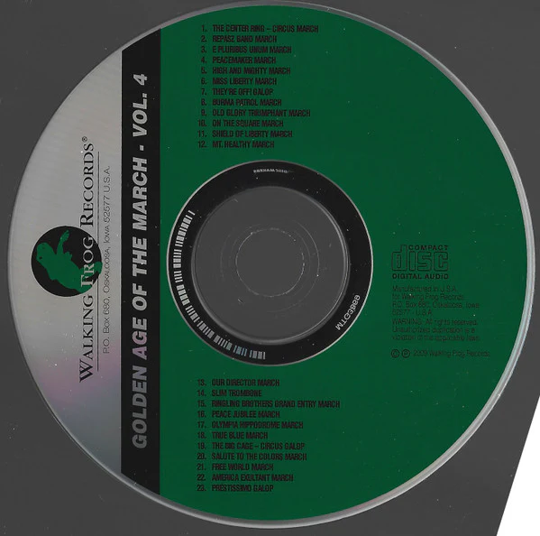 The Washington Winds, Edward Petersen  - Golden Age Of The March Volume 4 (CD) - Image 3