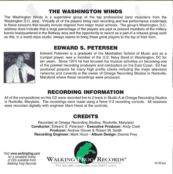 The Washington Winds, Edward Petersen  - Golden Age Of The March Volume 4 (CD) - Image 4