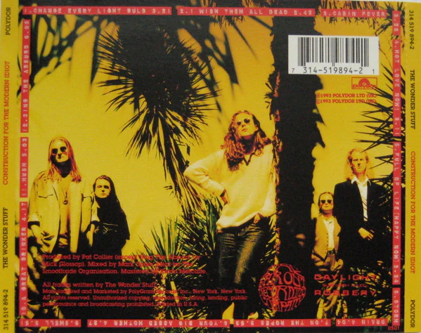 The Wonder Stuff - Construction For The Modern Idiot (CD) - Image 2
