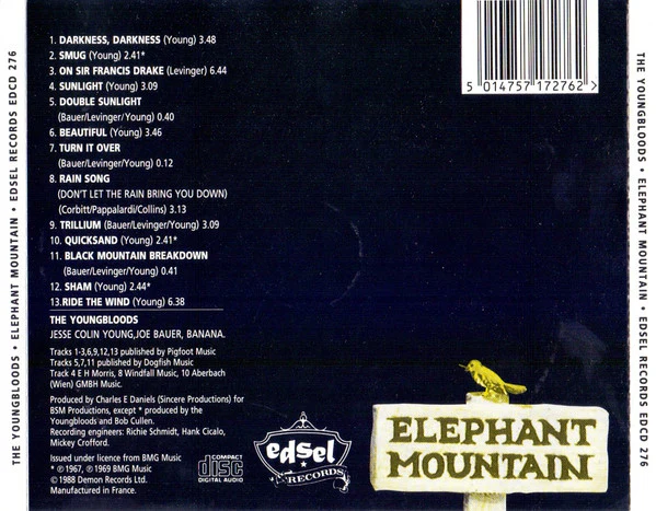 The Youngbloods - Elephant Mountain (CD) - Image 2