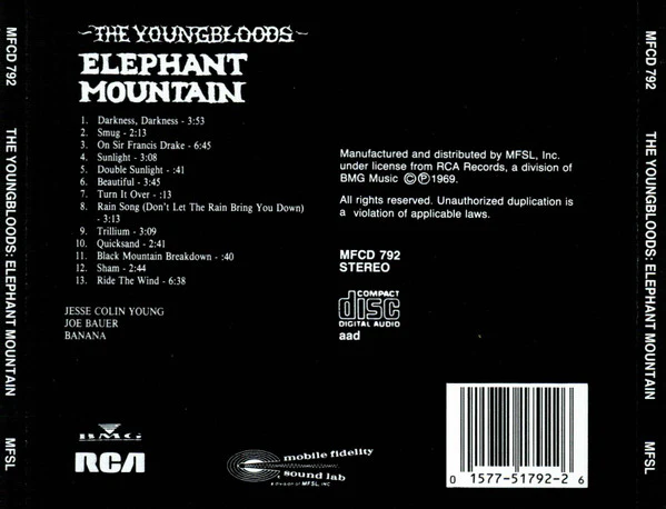 The Youngbloods - Elephant Mountain (CD) - Image 2