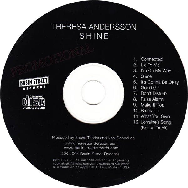 Theresa Andersson - Shine (CD) - Image 3