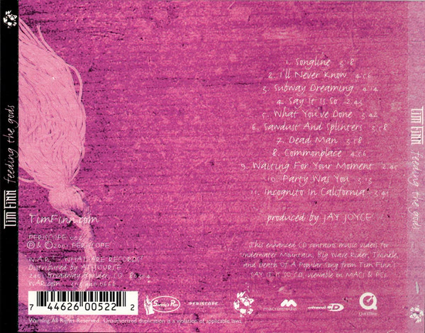 Tim Finn - Feeding The Gods (CD) - Image 4