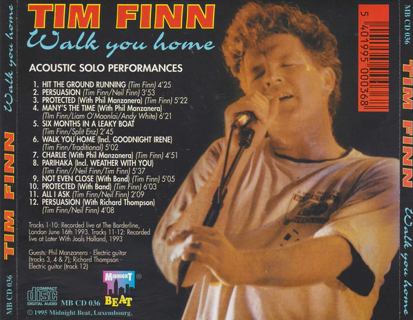 Tim Finn - Walk You Home (CD) - Image 2