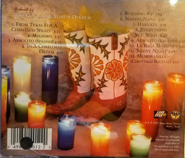 Tish Hinojosa - From Texas For A Christmas Night (CD) - Image 2