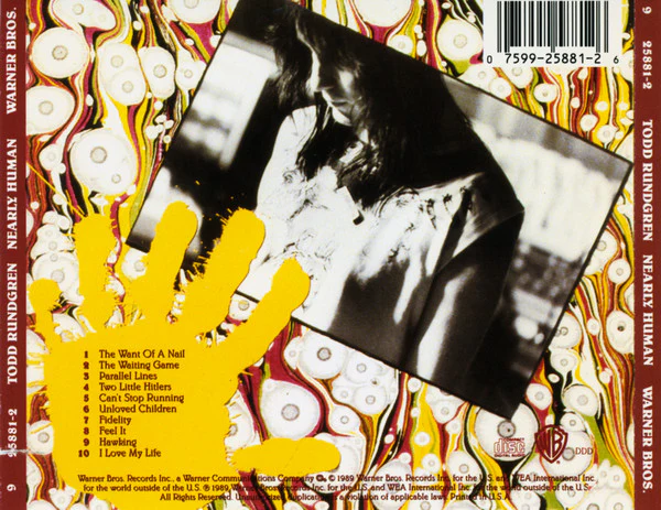Todd Rundgren - Nearly Human (CD) - Image 2