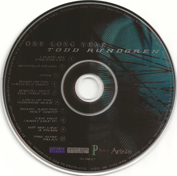 Todd Rundgren - One Long Year (CD) - Image 3