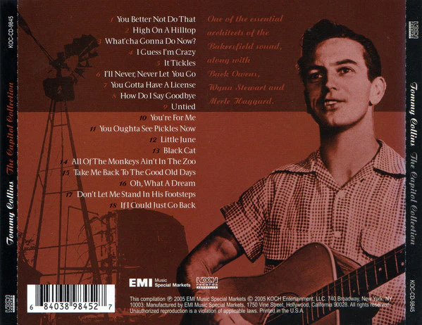 Tommy Collins - The Capitol Collection (CD) - Image 2