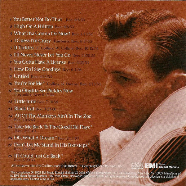 Tommy Collins - The Capitol Collection (CD) - Image 3
