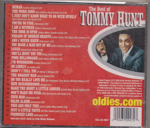 Tommy Hunt - The Best Of Tommy Hunt (CD) - Image 2
