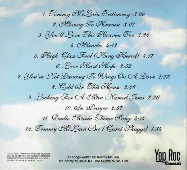 Tommy McLain - Moving To Heaven (CD) - Image 2