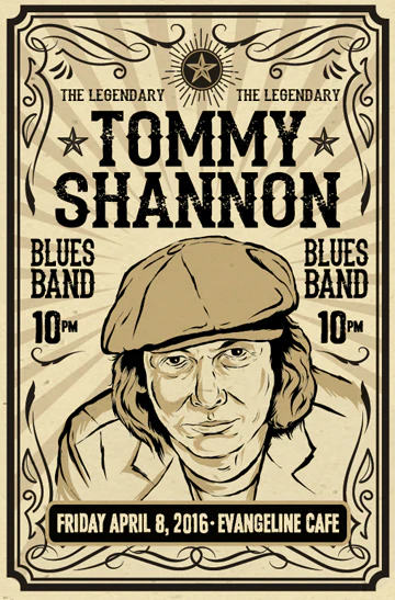 Tommy Shannon - Mojohand Poster