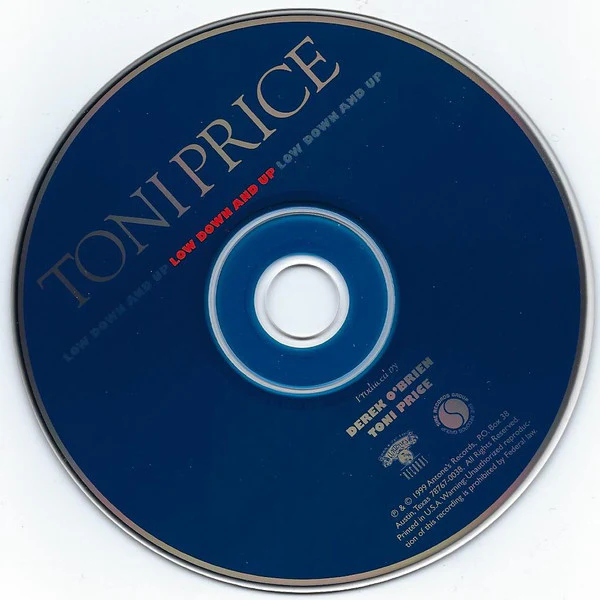 Toni Price  - Low Down And Up (CD) - Image 3