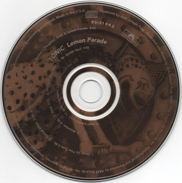 Tonic - Lemon Parade (CD) - Image 3