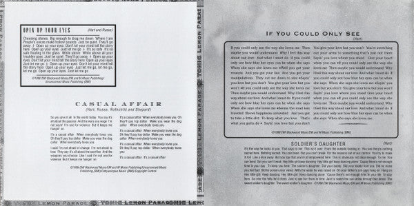 Tonic - Lemon Parade (CD) - Image 5