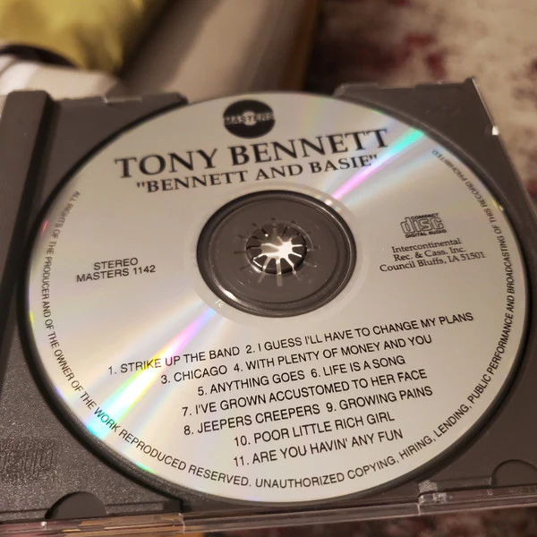 Tony Bennett Featuring Count Basie Orchestra - Bennett & Basie (CD) - Image 2